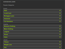 Tablet Screenshot of cxmaven.com